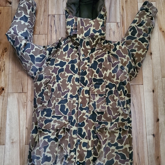 VINTAGE CAMO WOOLRICH  Gore Tex camouflage made in USA MEN'S SZ M - Picture 1 of 15